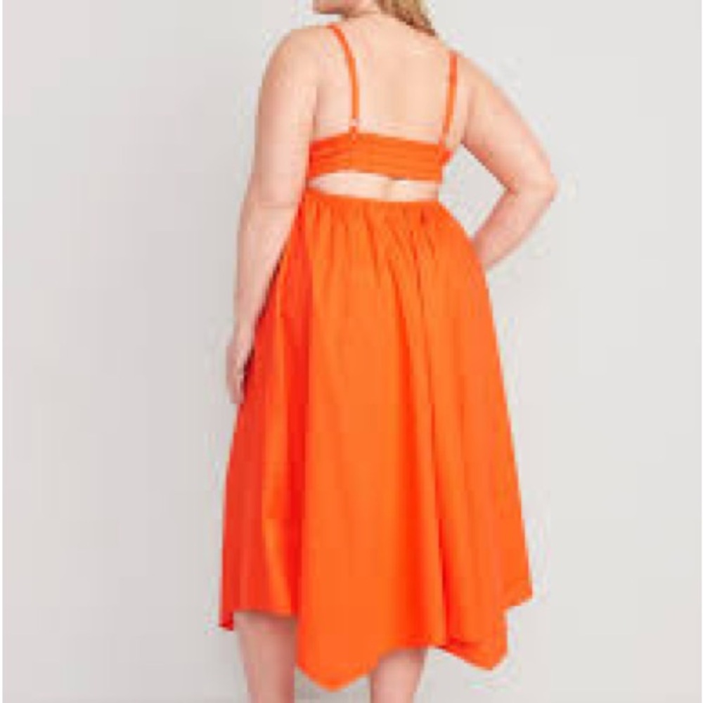 Old Navy Strapless Orange Dress - Picture 9 of 9